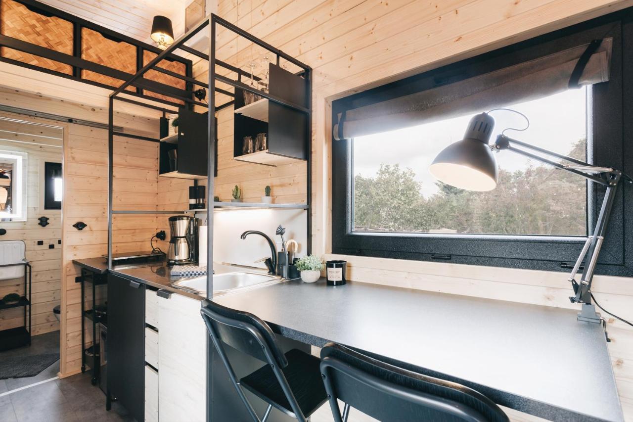 Idyllisches Tiny House Mit Sauna Лёбау Экстерьер фото